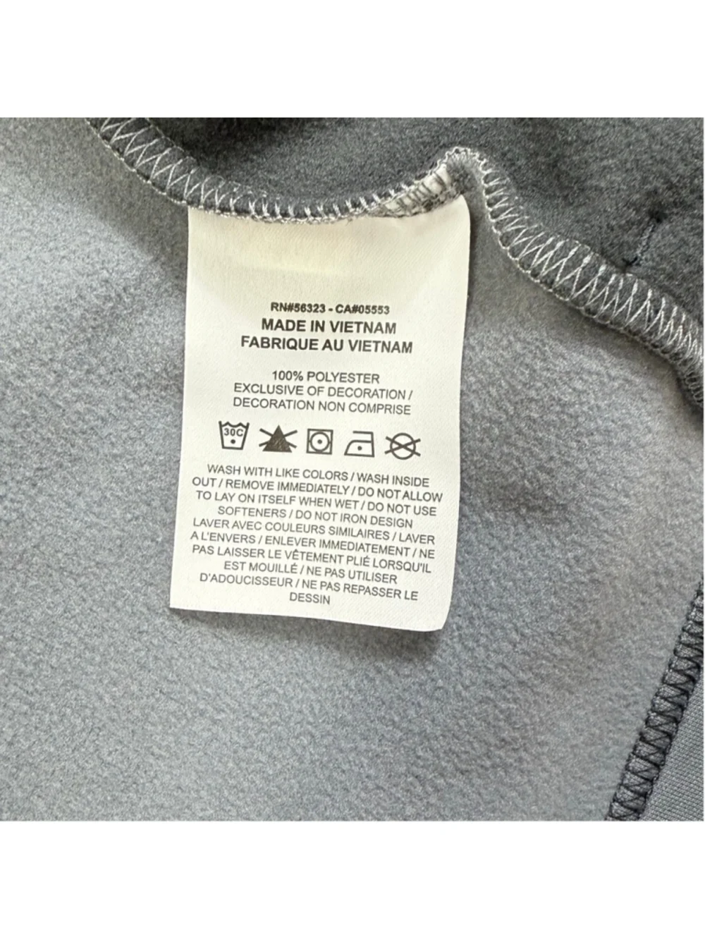 Boys Nike Gray Black Full Zip Track Jacket XL